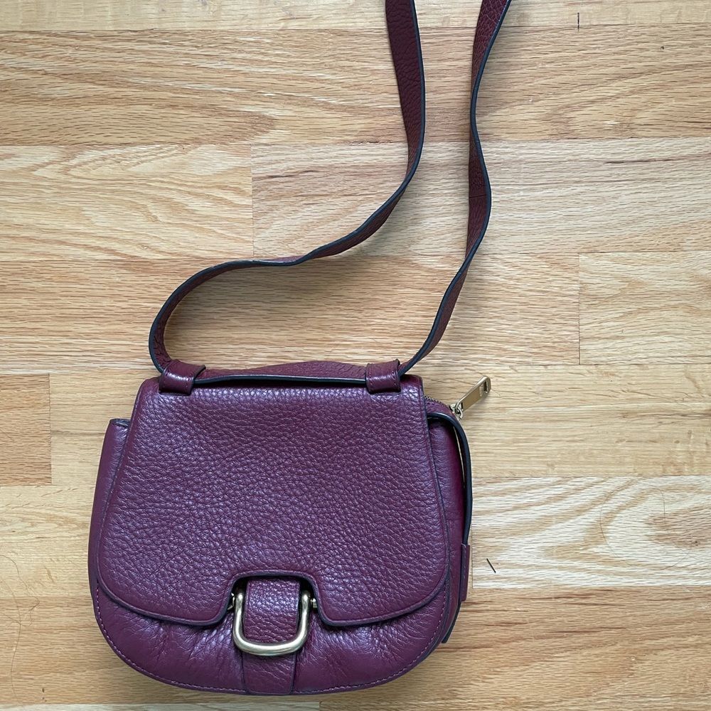 J Crew Maroon Crossbody Purse